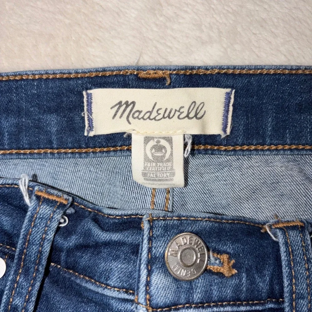 Madewell 10 High-Rise Skinny Jeans Blue Denim Size 26 Indigo Stretch Womens